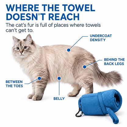 FreshPaw Cat Drying Bag